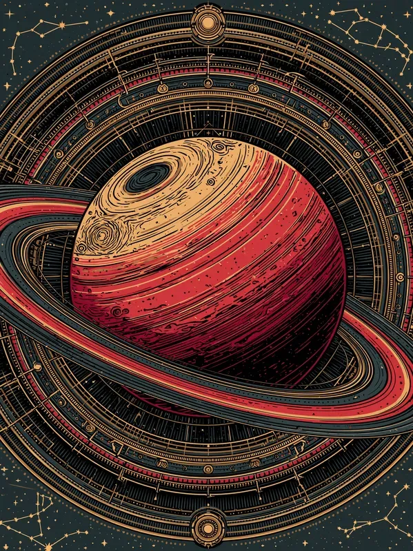 Vintage Art Astrology