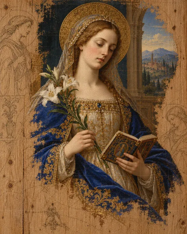 Renaissance Egg Tempera Art