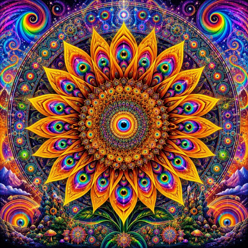 Psychedelic Fractal Mandalas