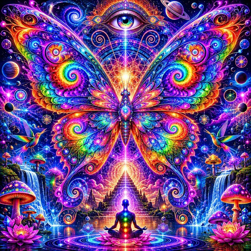 Psychedelic Fractal Mandalas