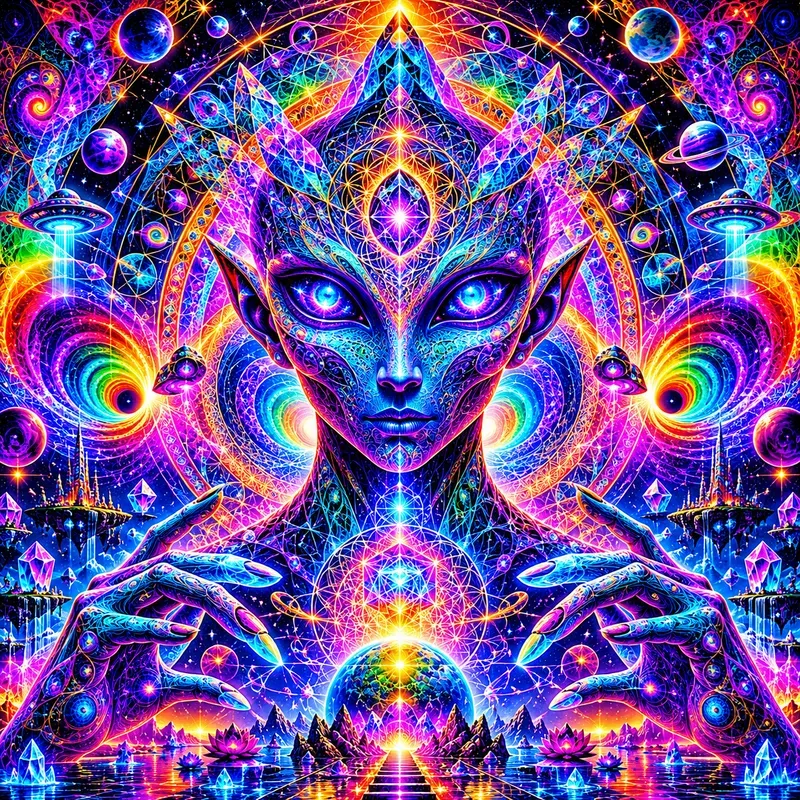 Psychedelic Fractal Mandalas