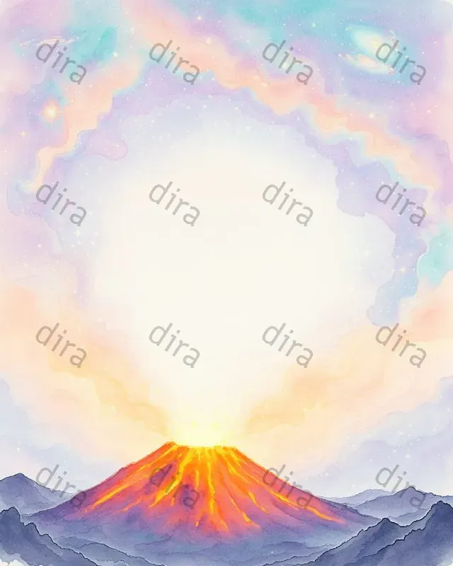 Volcano Fantasy Journal Pages