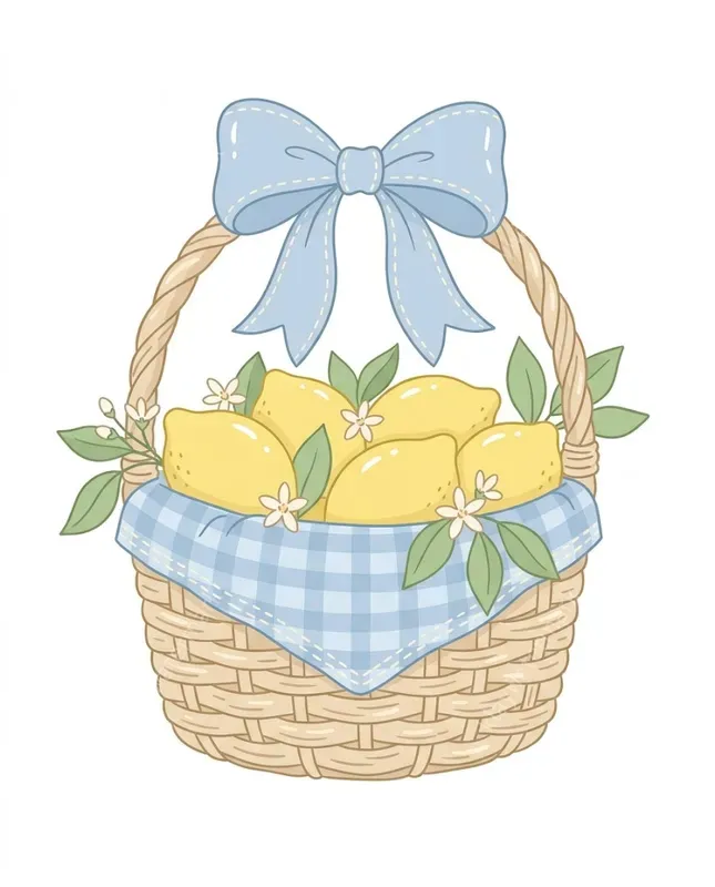 Lemon Cottagecore Clipart
