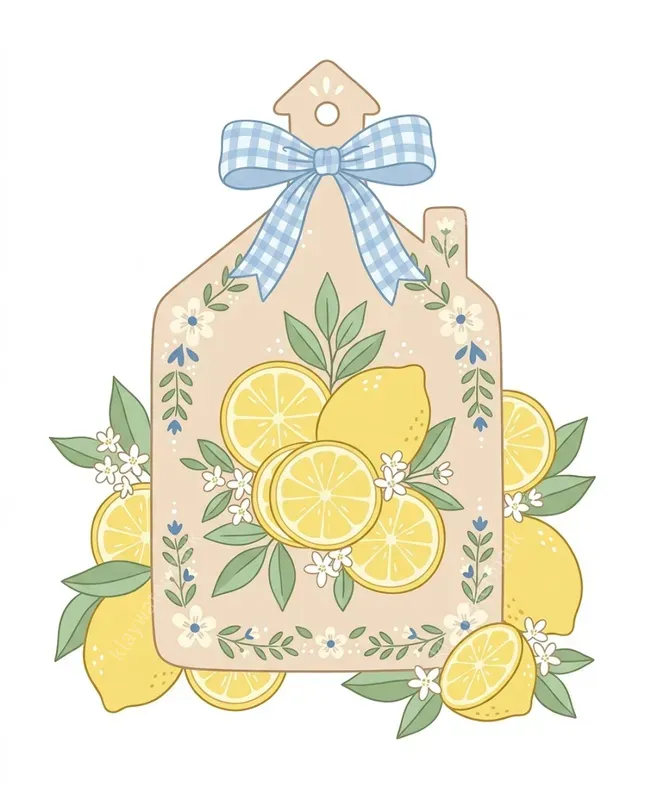 Lemon Cottagecore Clipart