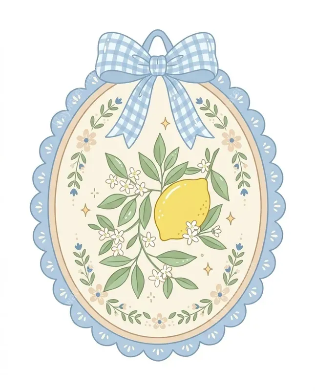 Lemon Cottagecore Clipart
