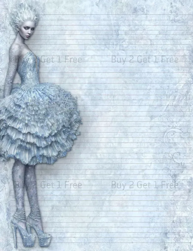 Ice Witch Queen Plain Papers