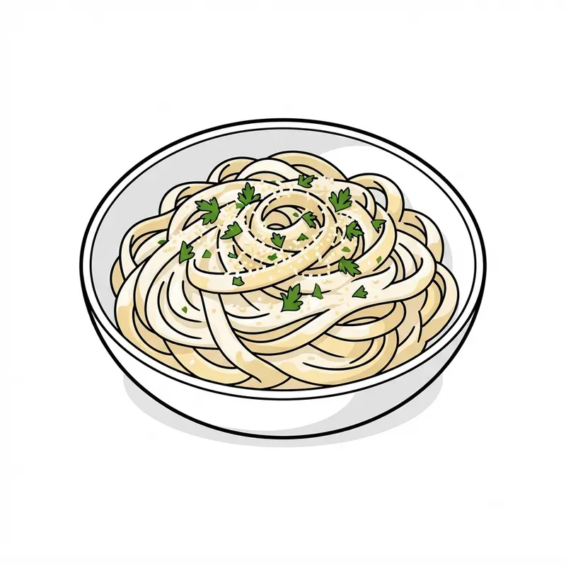 Vector Noodle Collection Flat Designs