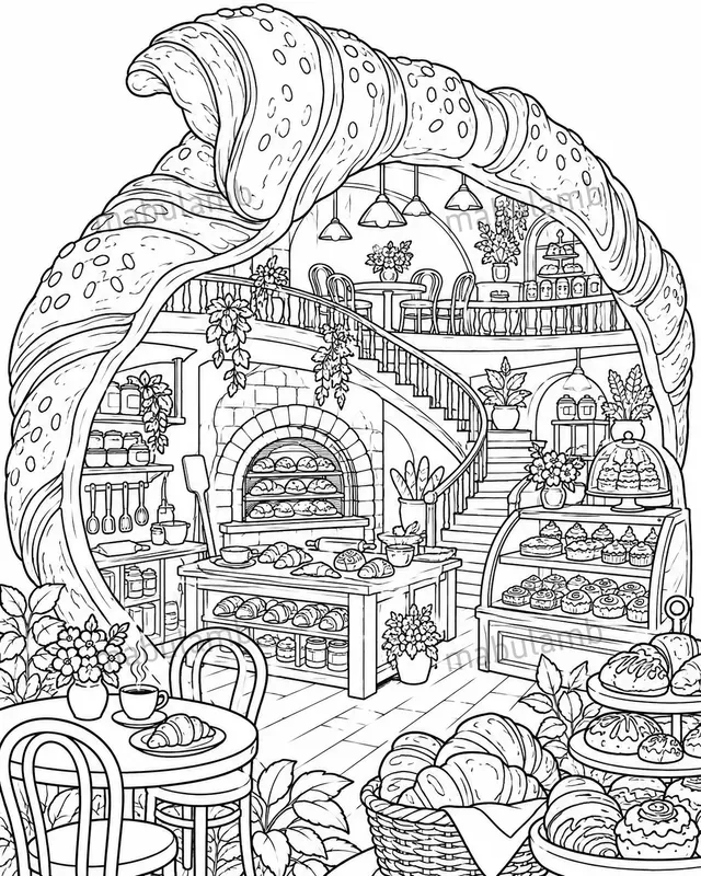 Impossible World Coloring Page Generator