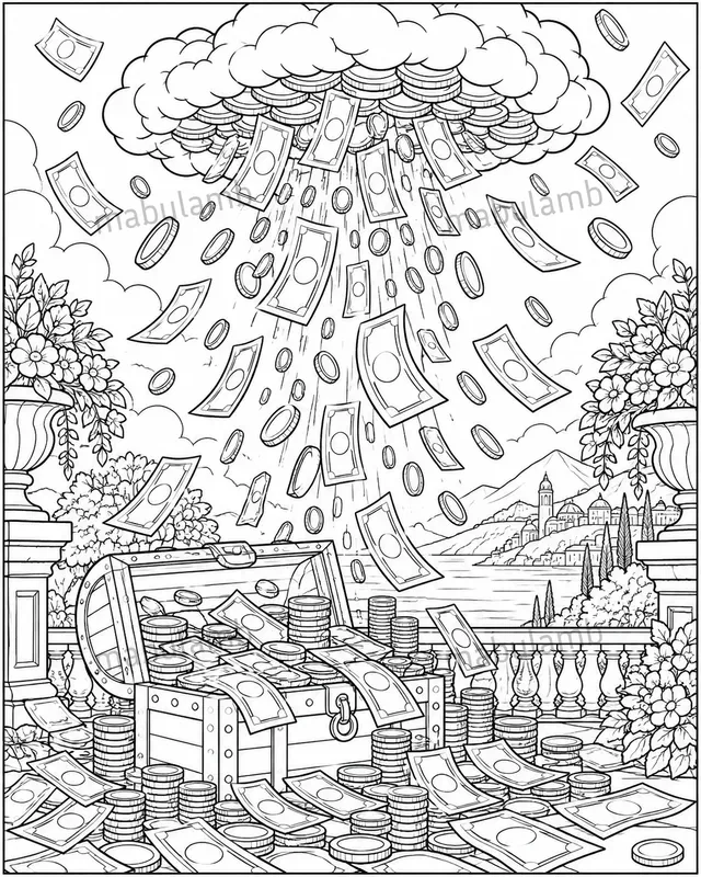 Impossible World Coloring Page Generator