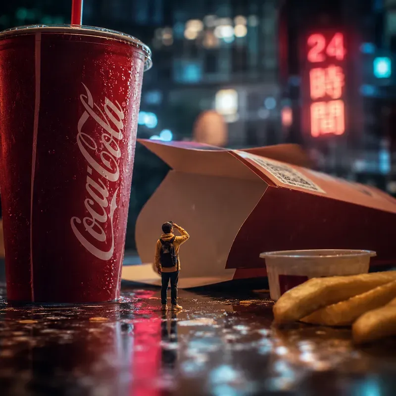 Surreal Miniature Visual Metaphor Art
