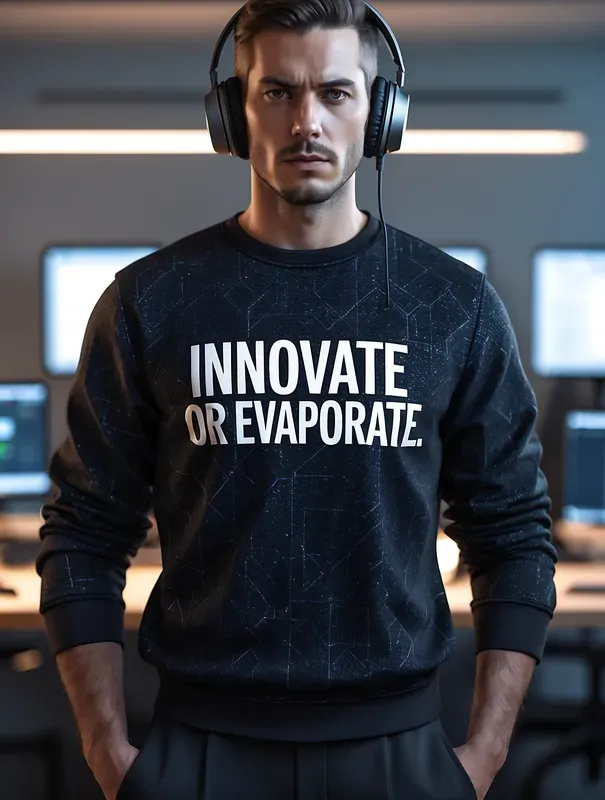 Pro Typography Realistic Apparel