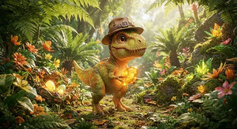 3D Dinosaur Art