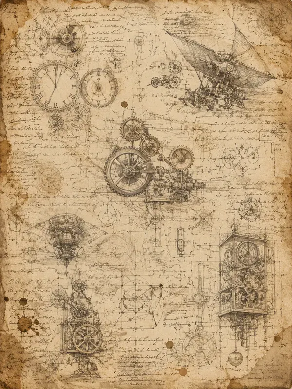 Junk Journal Antique Artist Sketchbooks