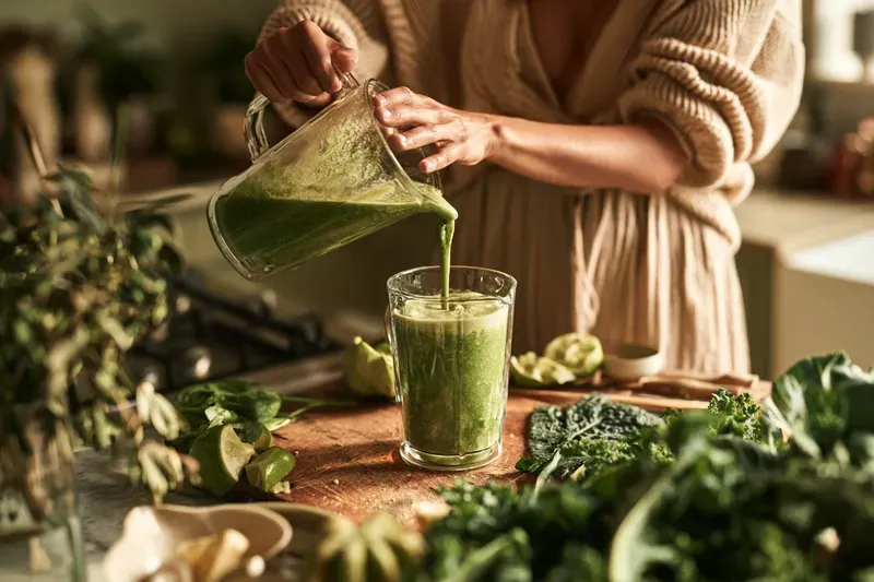 Mindful Morning Wellness Stock Photos
