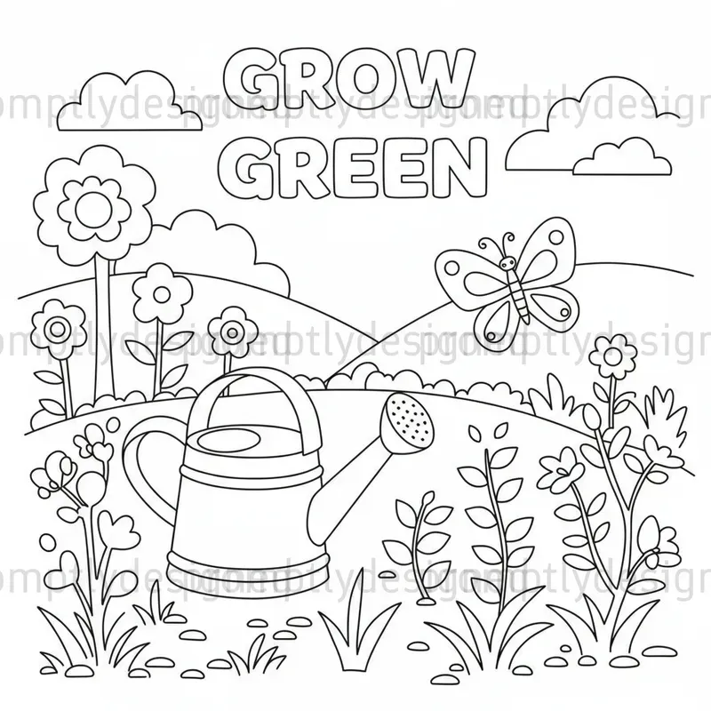 Earth Day Coloring Pages For Kids