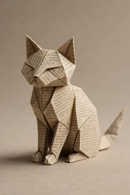 Realistic Origami Paper Art