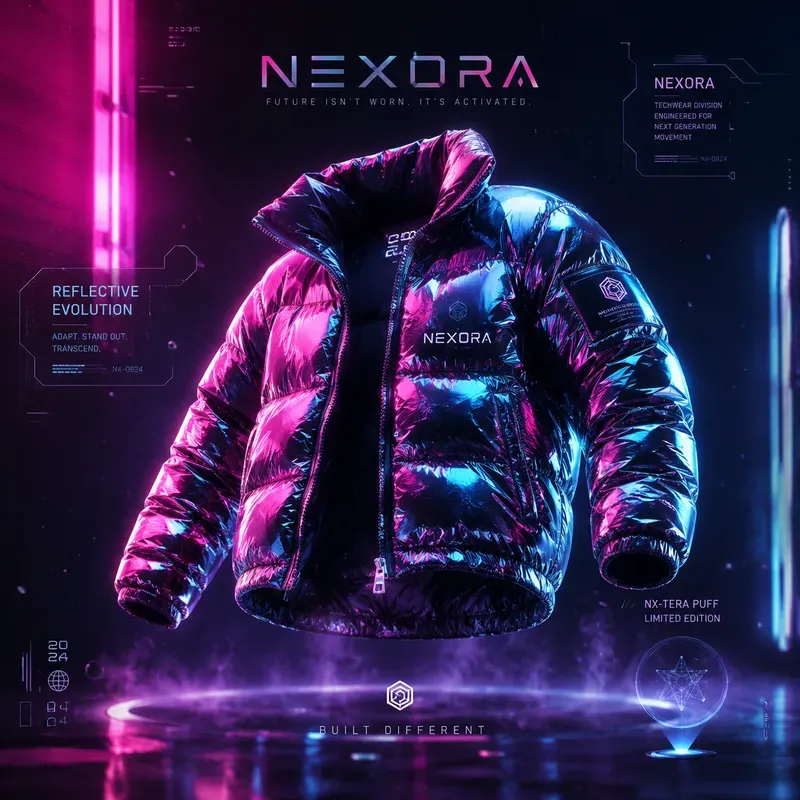Holographic Streetwear Posters