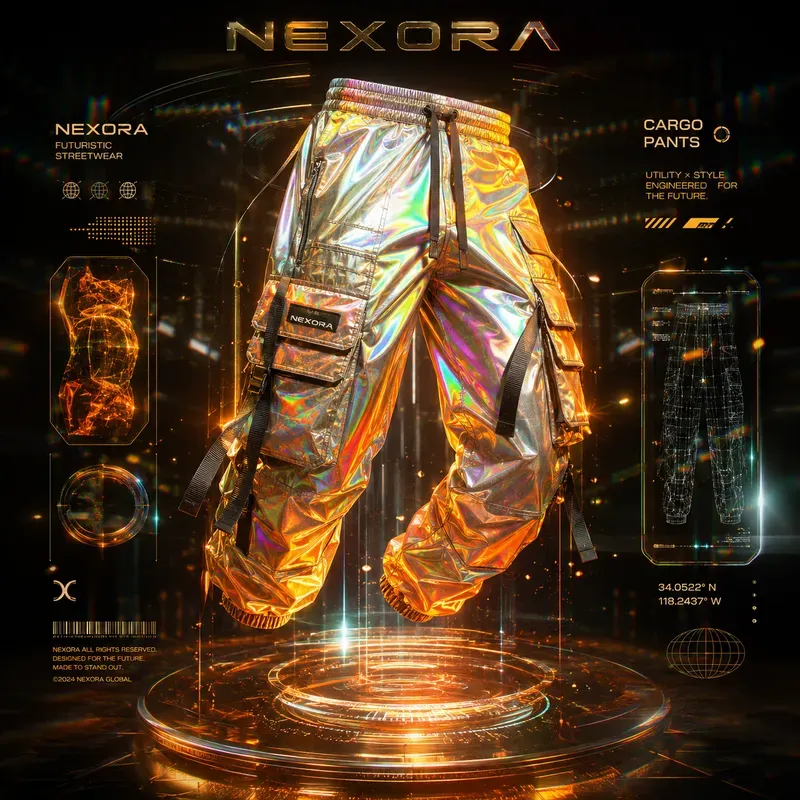 Holographic Streetwear Posters
