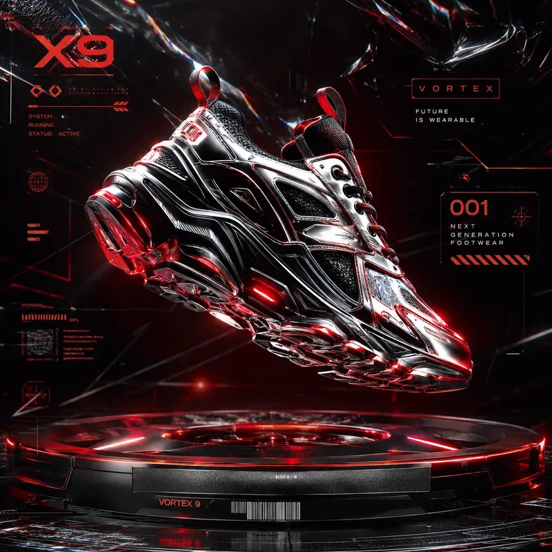 Holographic Streetwear Posters