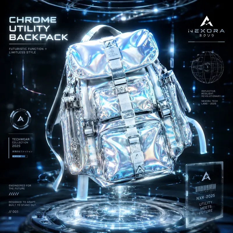Holographic Streetwear Posters