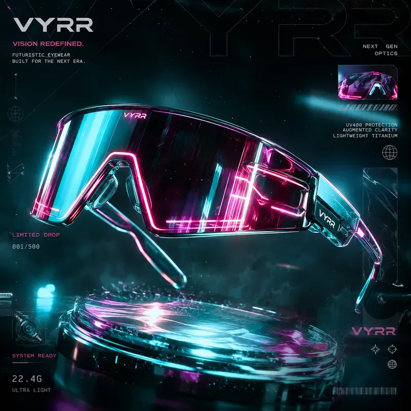 Holographic Streetwear Posters
