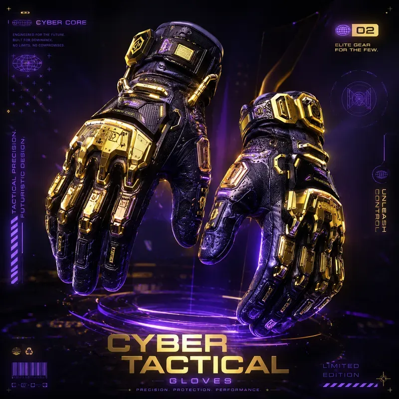 Holographic Streetwear Posters