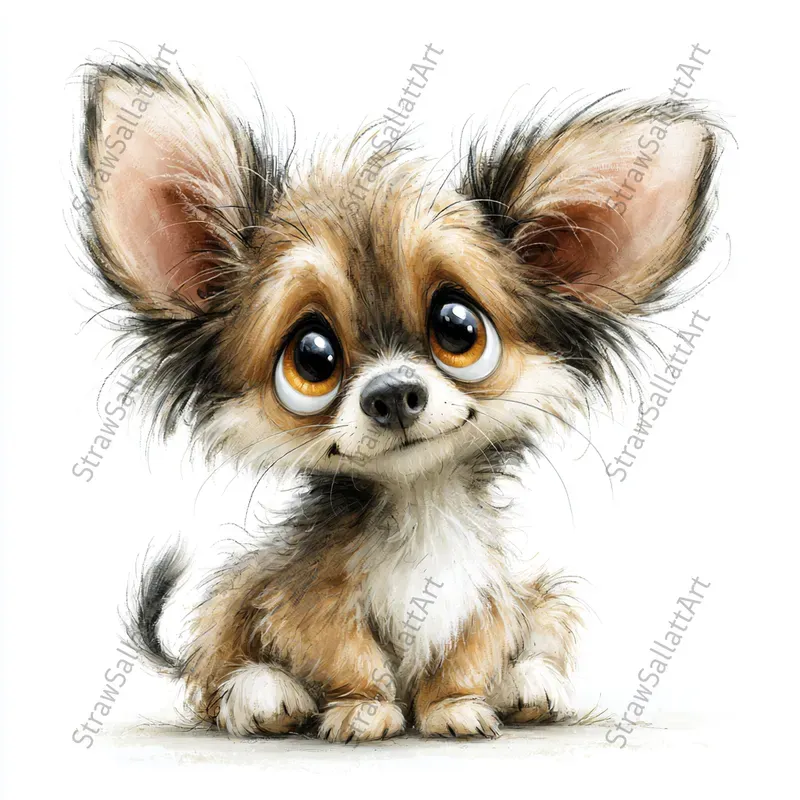 Cute Kawaii Dog Tshirt Cliparts
