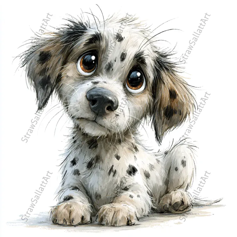 Cute Kawaii Dog Tshirt Cliparts