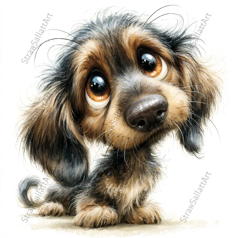 Cute Kawaii Dog Tshirt Cliparts