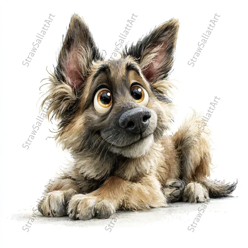 Cute Kawaii Dog Tshirt Cliparts