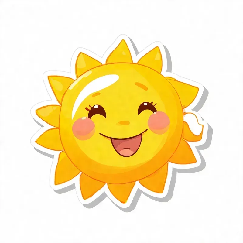 Cute Doodle Sticker Illustrations