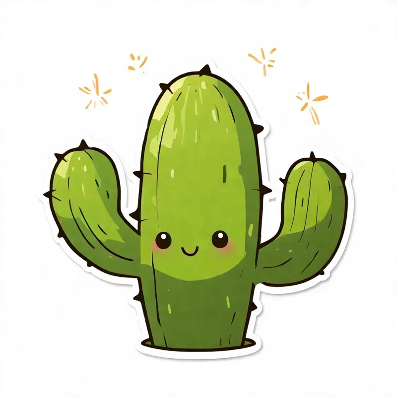 Cute Doodle Sticker Illustrations