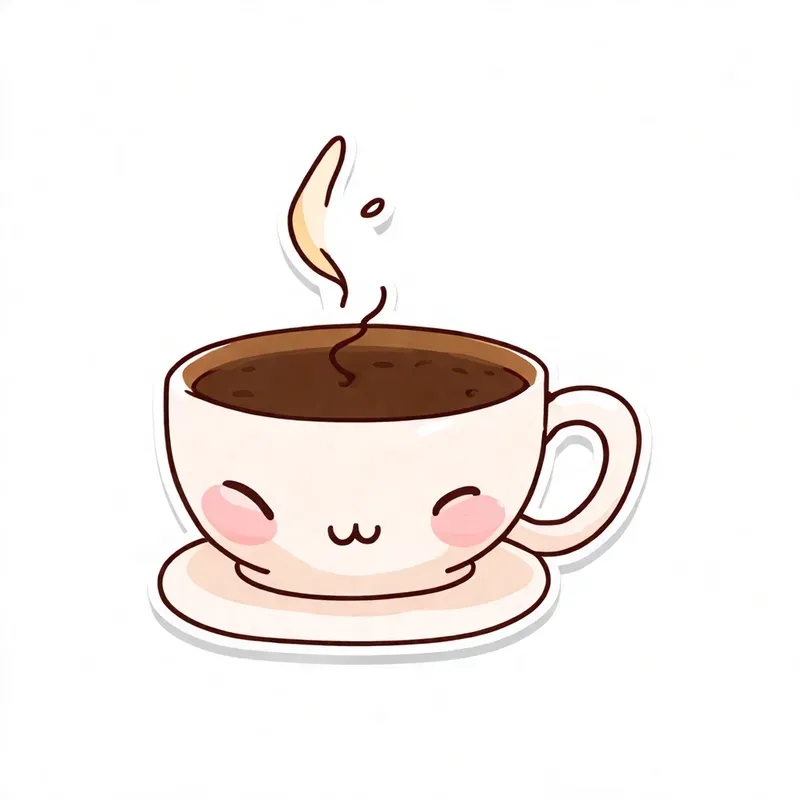 Cute Doodle Sticker Illustrations