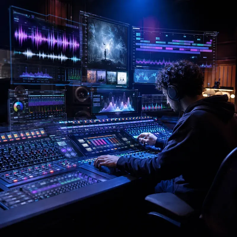 Cinematic Holographic Workspace Concepts