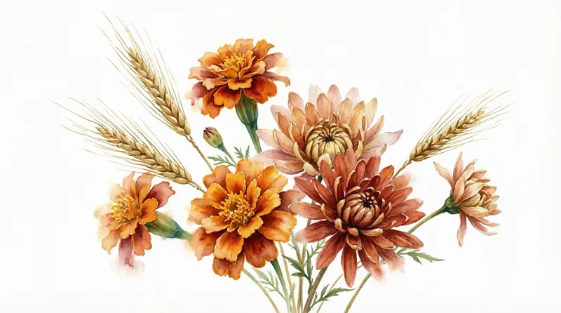 Elegant Watercolor Floral Cliparts
