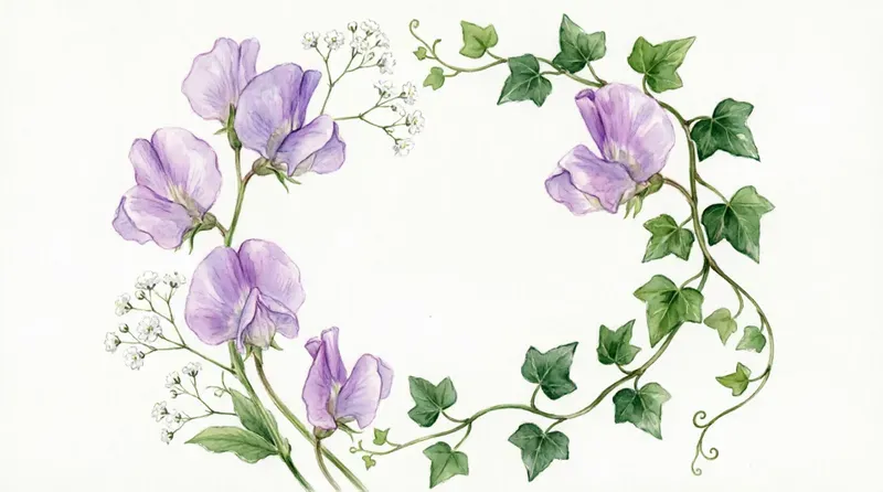 Elegant Watercolor Floral Cliparts