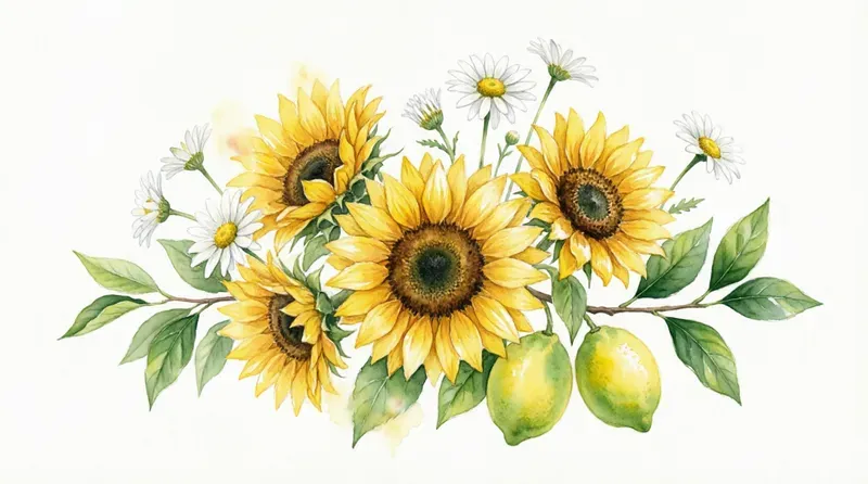 Elegant Watercolor Floral Cliparts