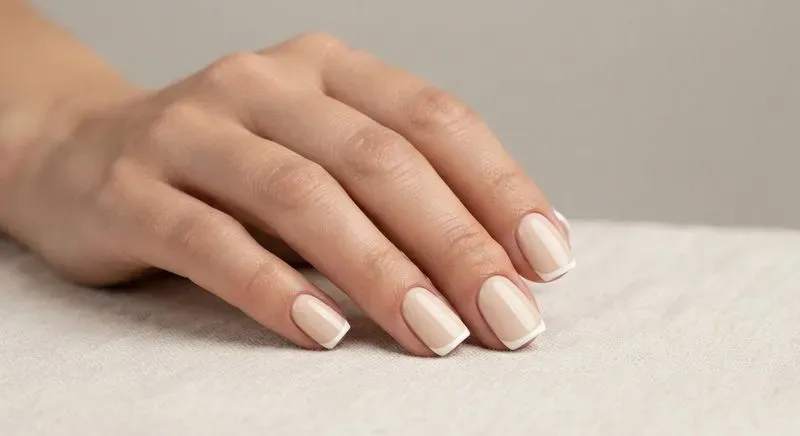 Minimalist Solid Color Nail Art