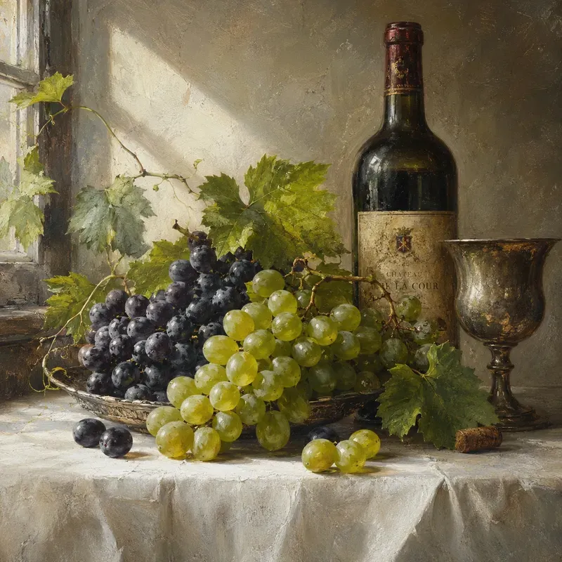 Oil Painted Fruit Still Lifes