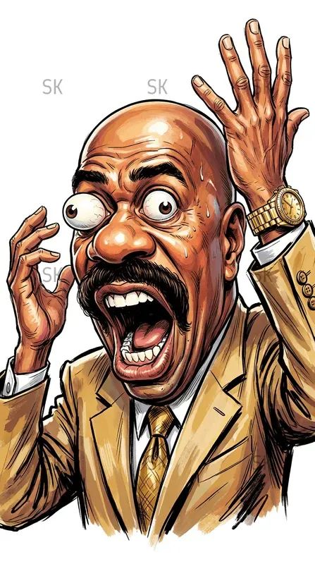 Cinematic Satirical Street Caricatures
