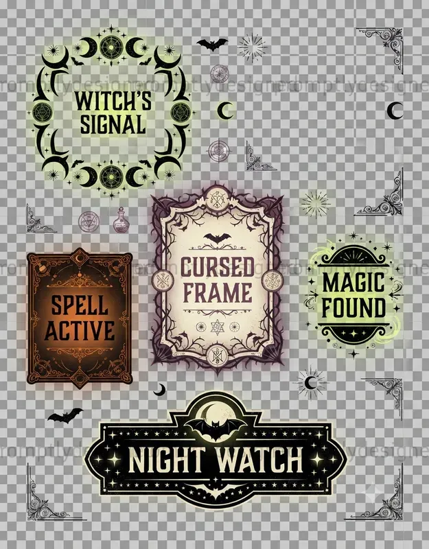 Halloween Graphic Overlays