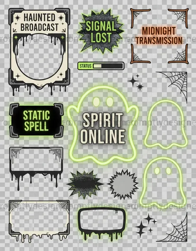 Halloween Graphic Overlays