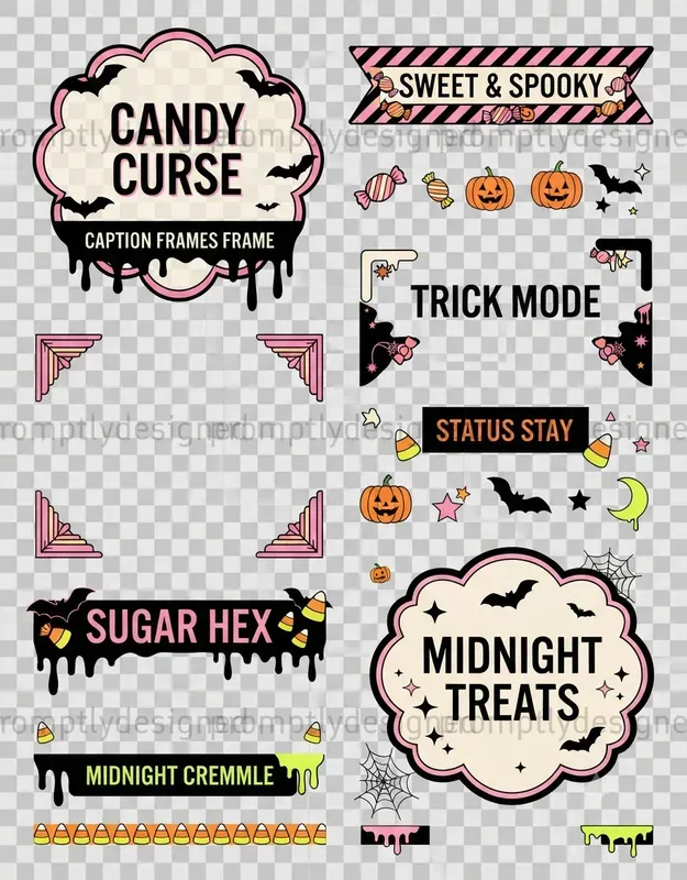 Halloween Graphic Overlays