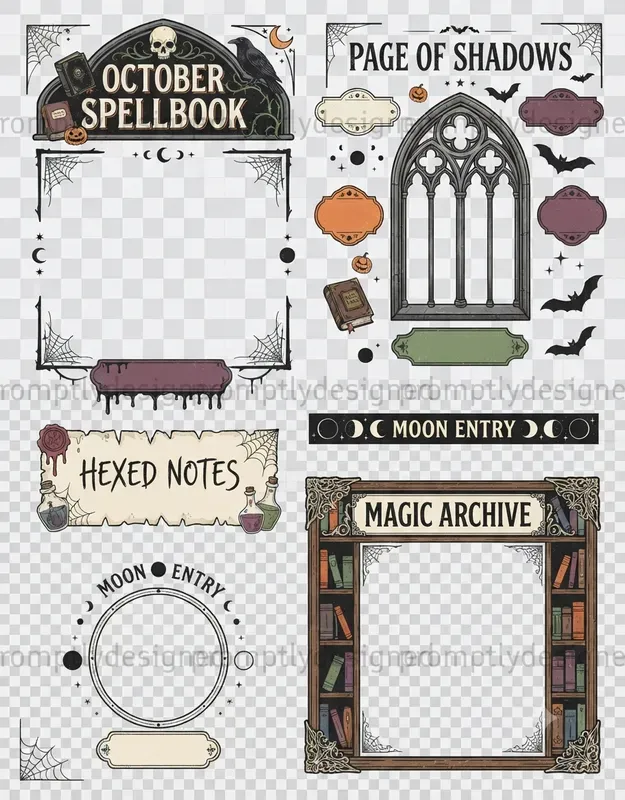 Halloween Graphic Overlays