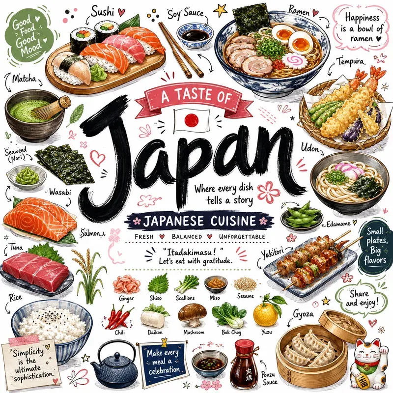 Global Street Food Doodles