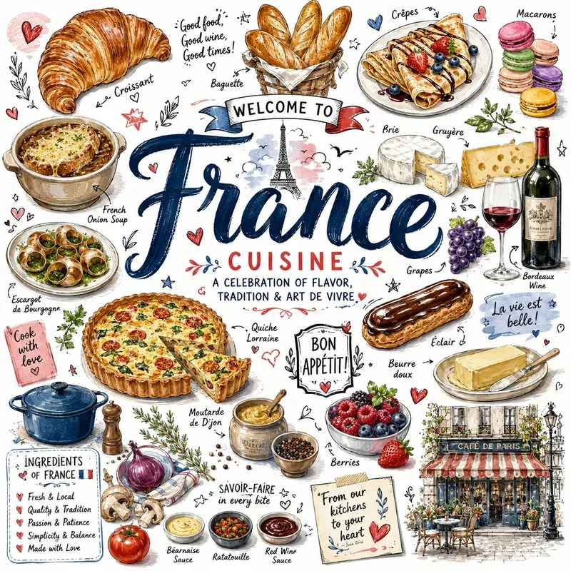 Global Street Food Doodles