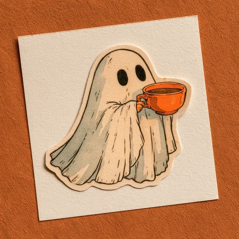 Vintage Spooky Cute Stickers