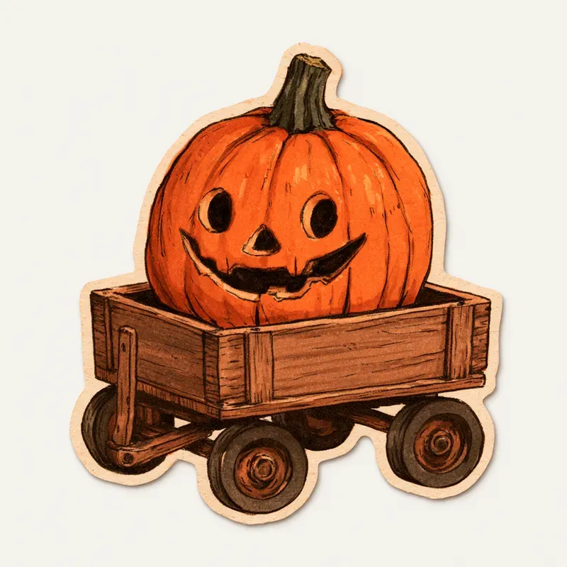 Vintage Spooky Cute Stickers