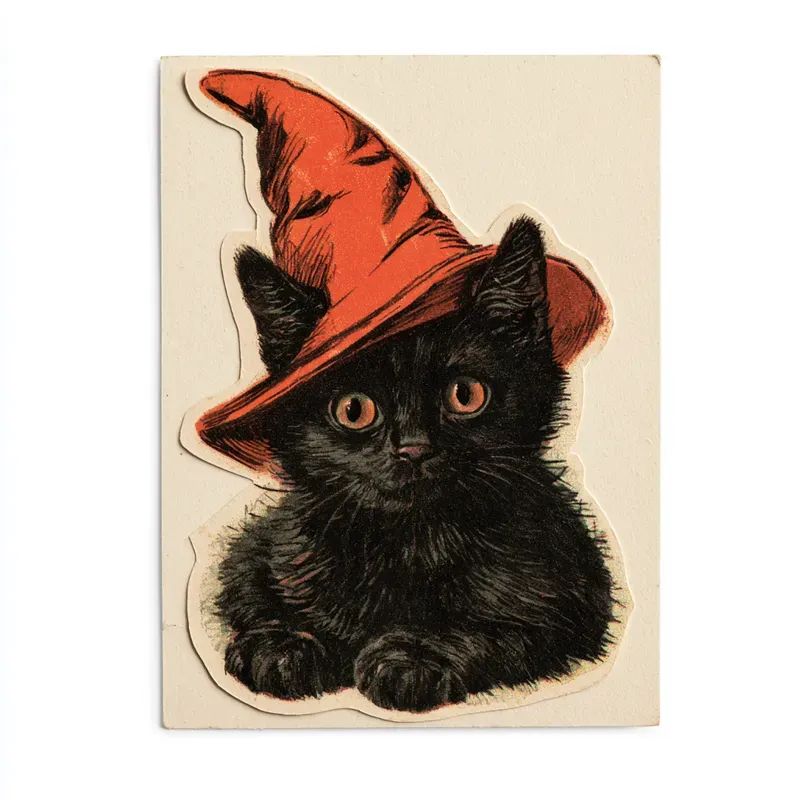Vintage Spooky Cute Stickers