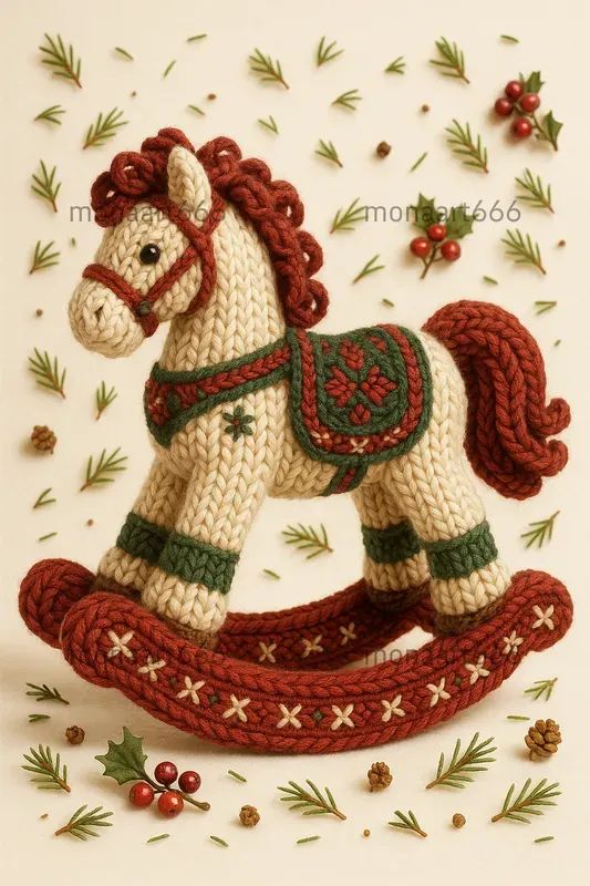 Cozy Knitted Christmas Tapestries